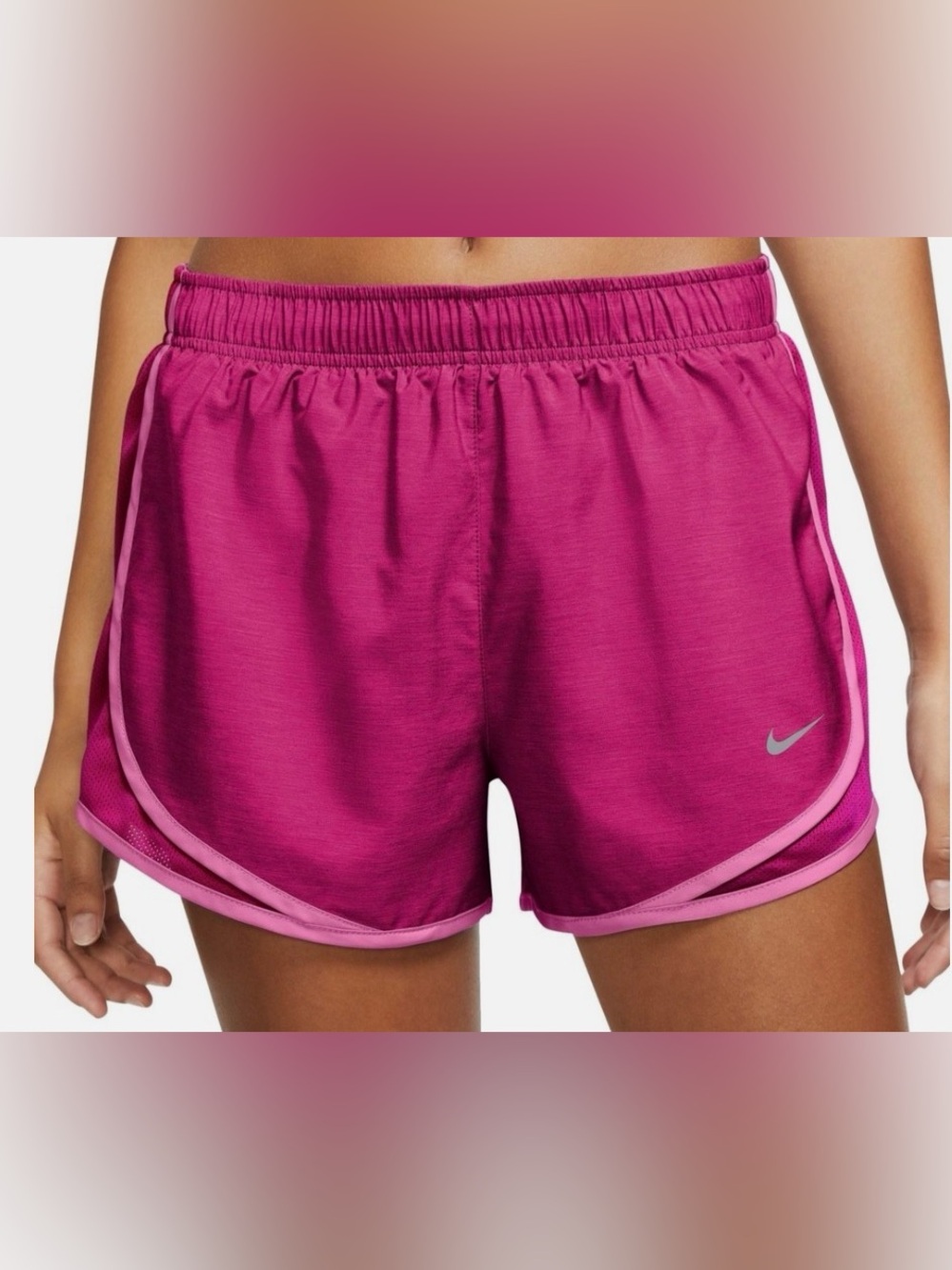 Nike Dri-Fit Tempo Running Shorts ~ Medium ~ Pink